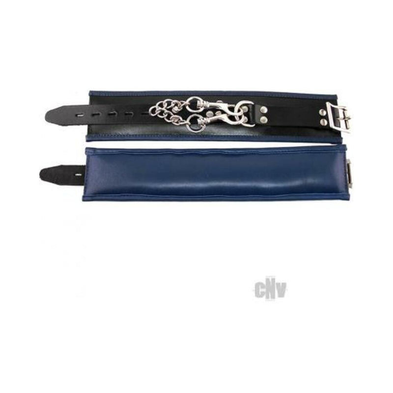 Rouge Padded Ankle Cuff Black/blue