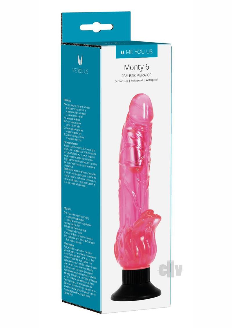 Myu Mounty 6 Realistic Vibrator Pink Os