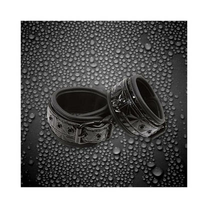 Sinful Black Ankle Cuffs