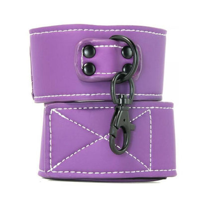 Lust Bondage Wrist Cuffs Purple