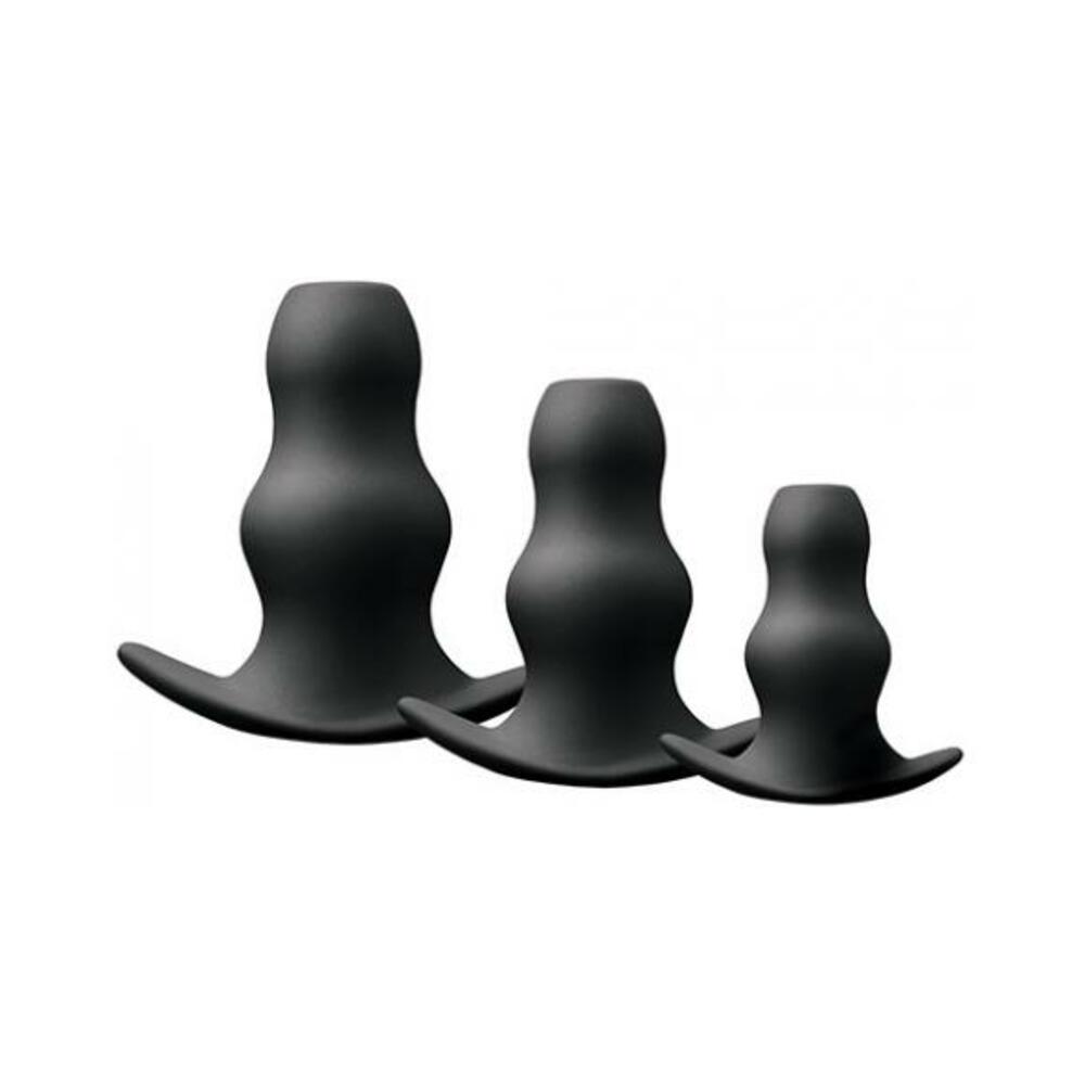 Renegade Peeker Kit Black Hollow Butt Plugs