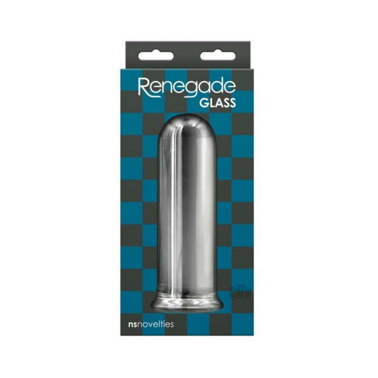 Renegade Glass Rook Anal Plug - Clear