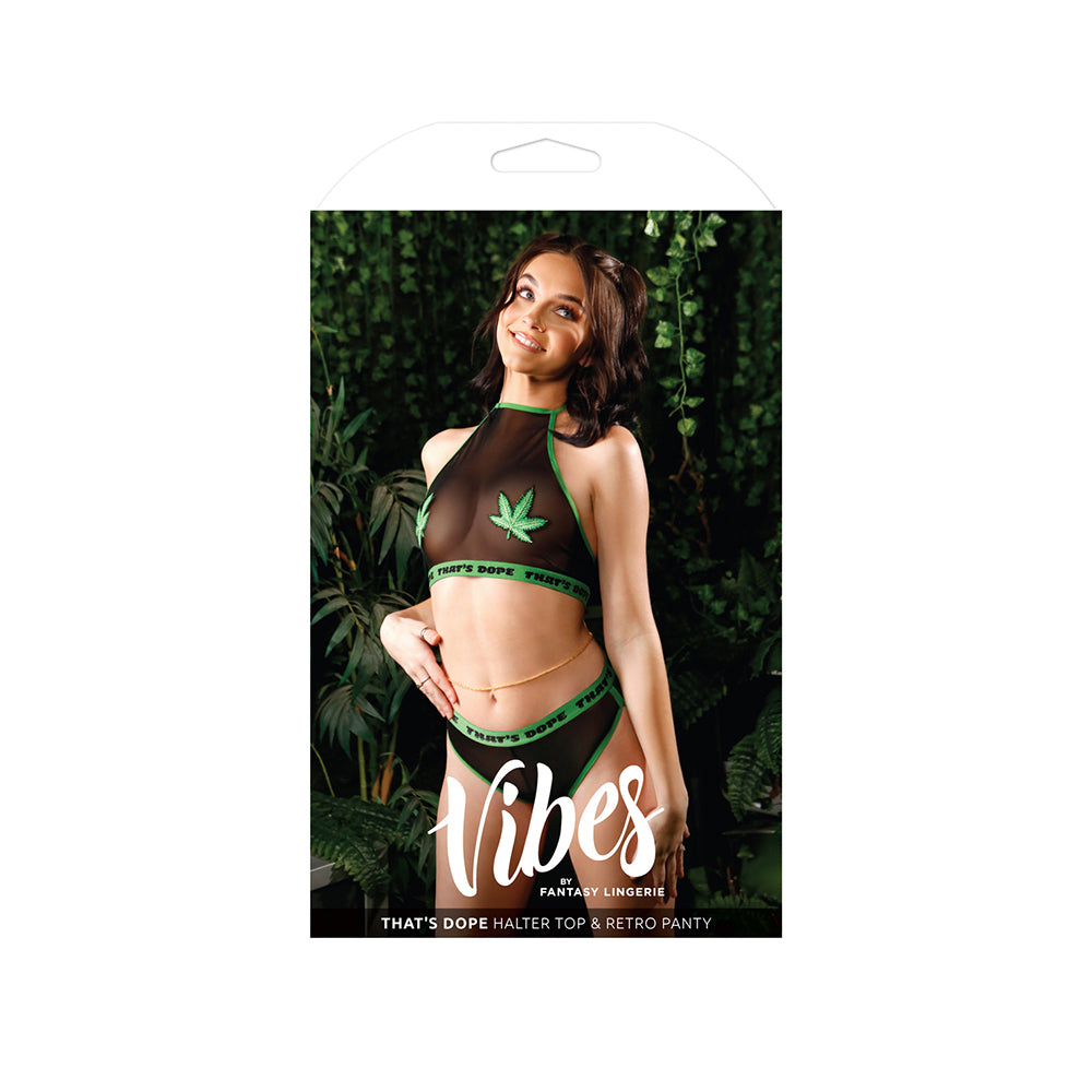 That's Dope Halter Top & Retro Panty M/L