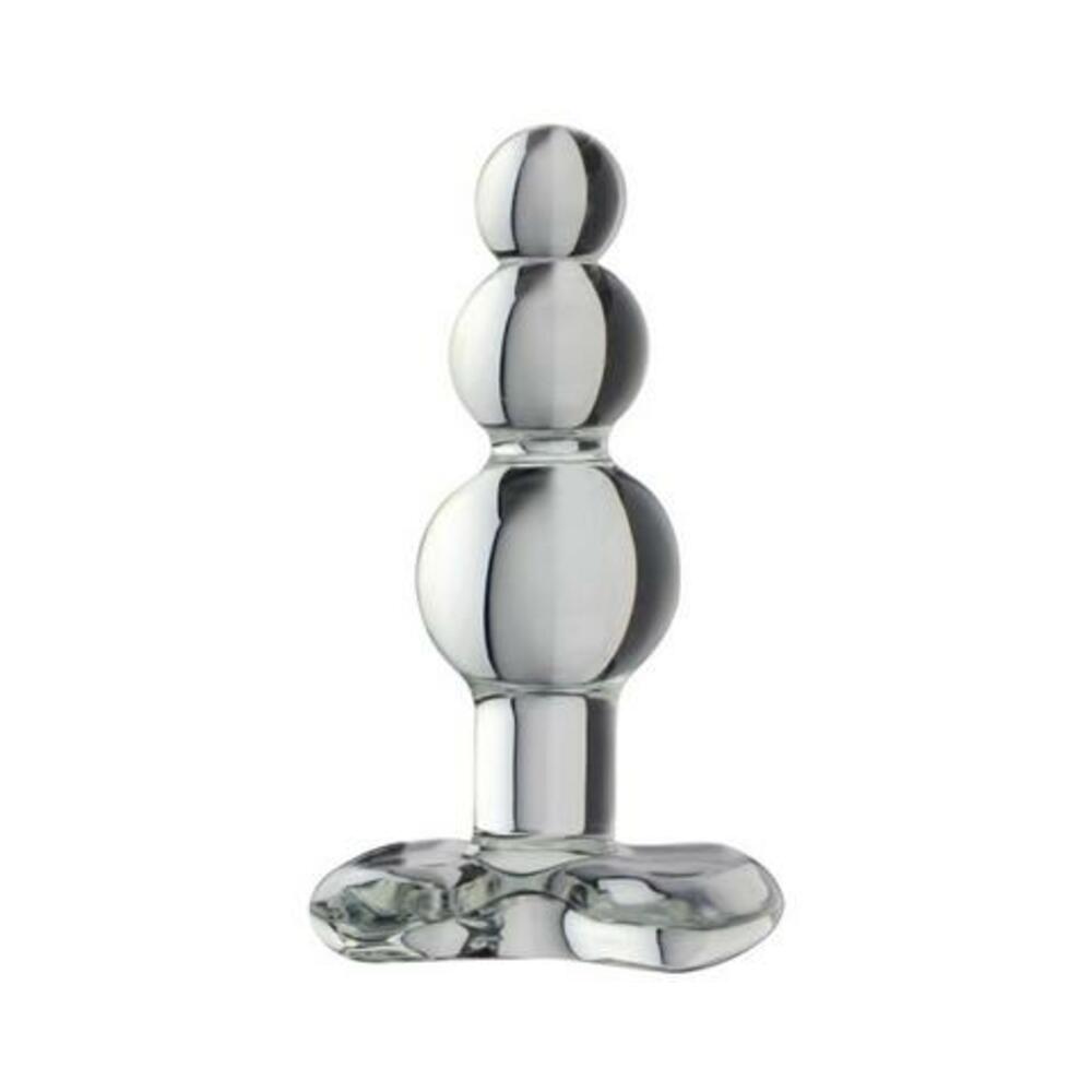 BEADED ANAL PLUG CLEAR