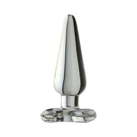 Spade Anal Plug Clear - Medium