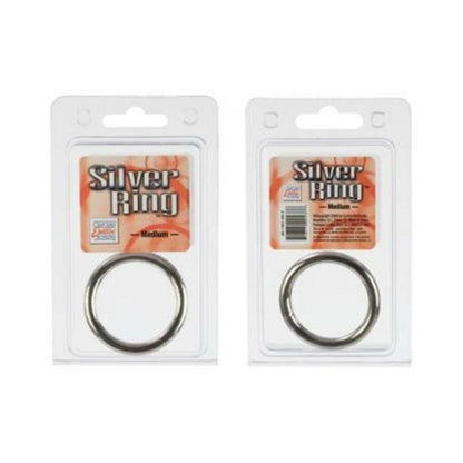 Silver Cock Ring - Medium