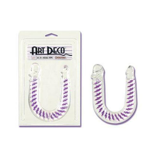 Art Deco AC/DC Double Dong - Clear