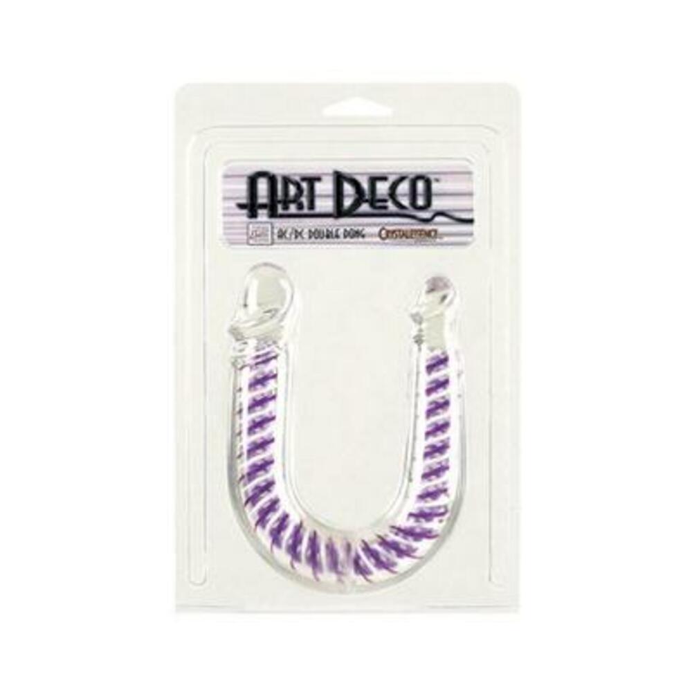 Art Deco AC/DC Double Dong - Clear