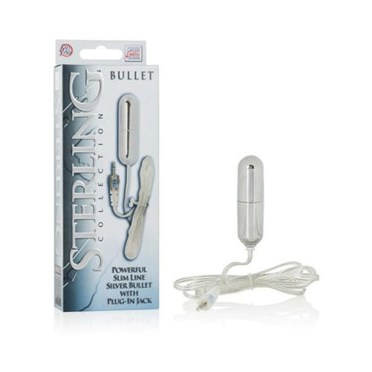 Sterling Collection Silver Slim Line Bullet With Plug In Jack