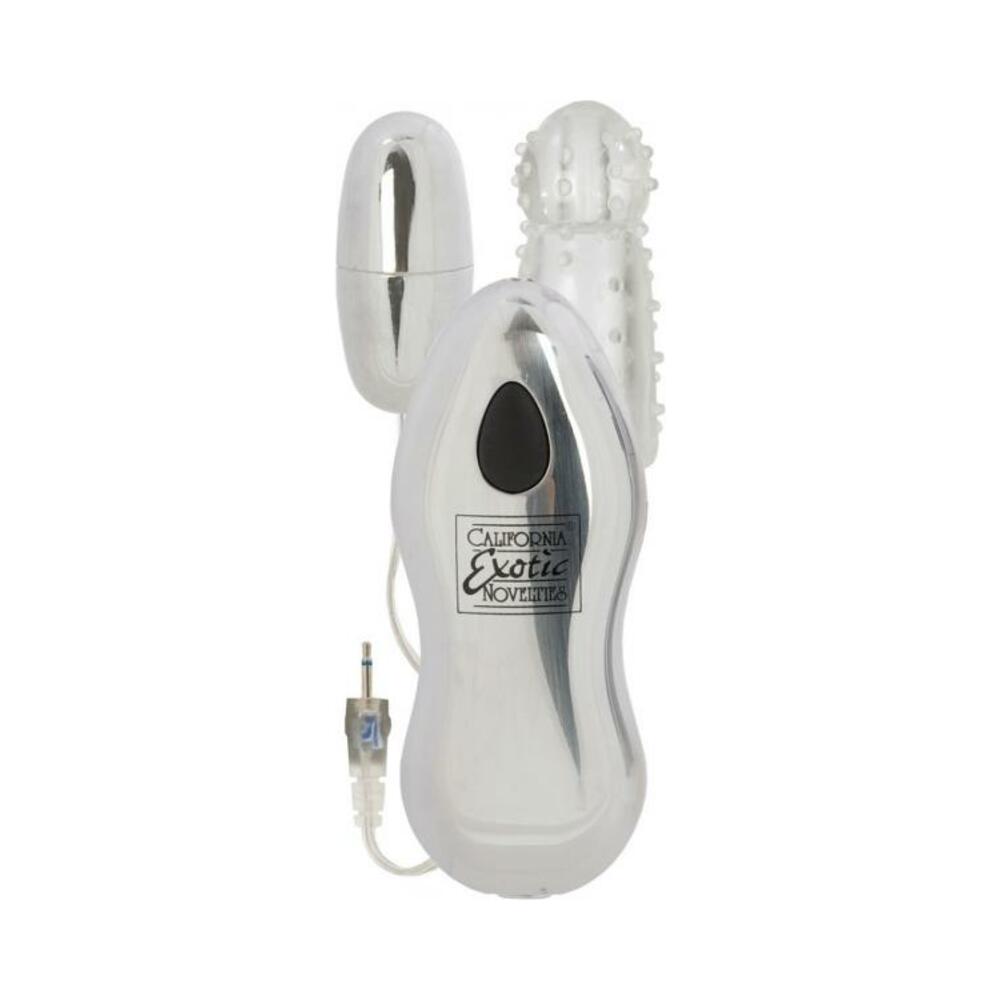 Sterling Collection Combo Pack 3 Standard Silver Plug In Bullet with Sleeve 2 Speed Push Button Cont