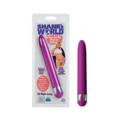 Shane's Party Vibe All Night Long Purple