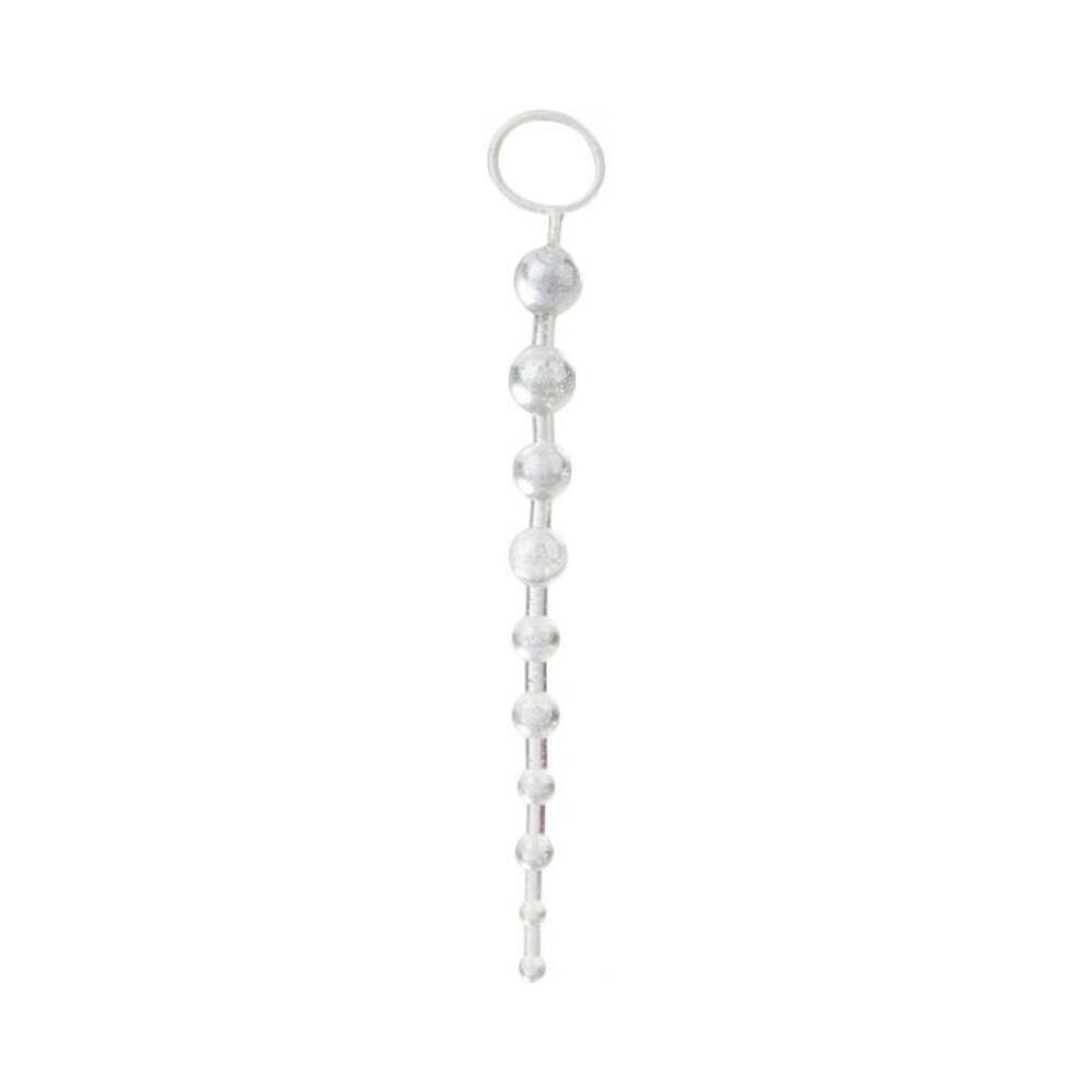 Extreme Pure Gold Platinum X 10 Beads 10.25 Inch White