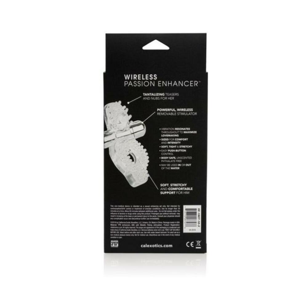 Wireless Passion Enhancer Clear Vibrating Cock Ring