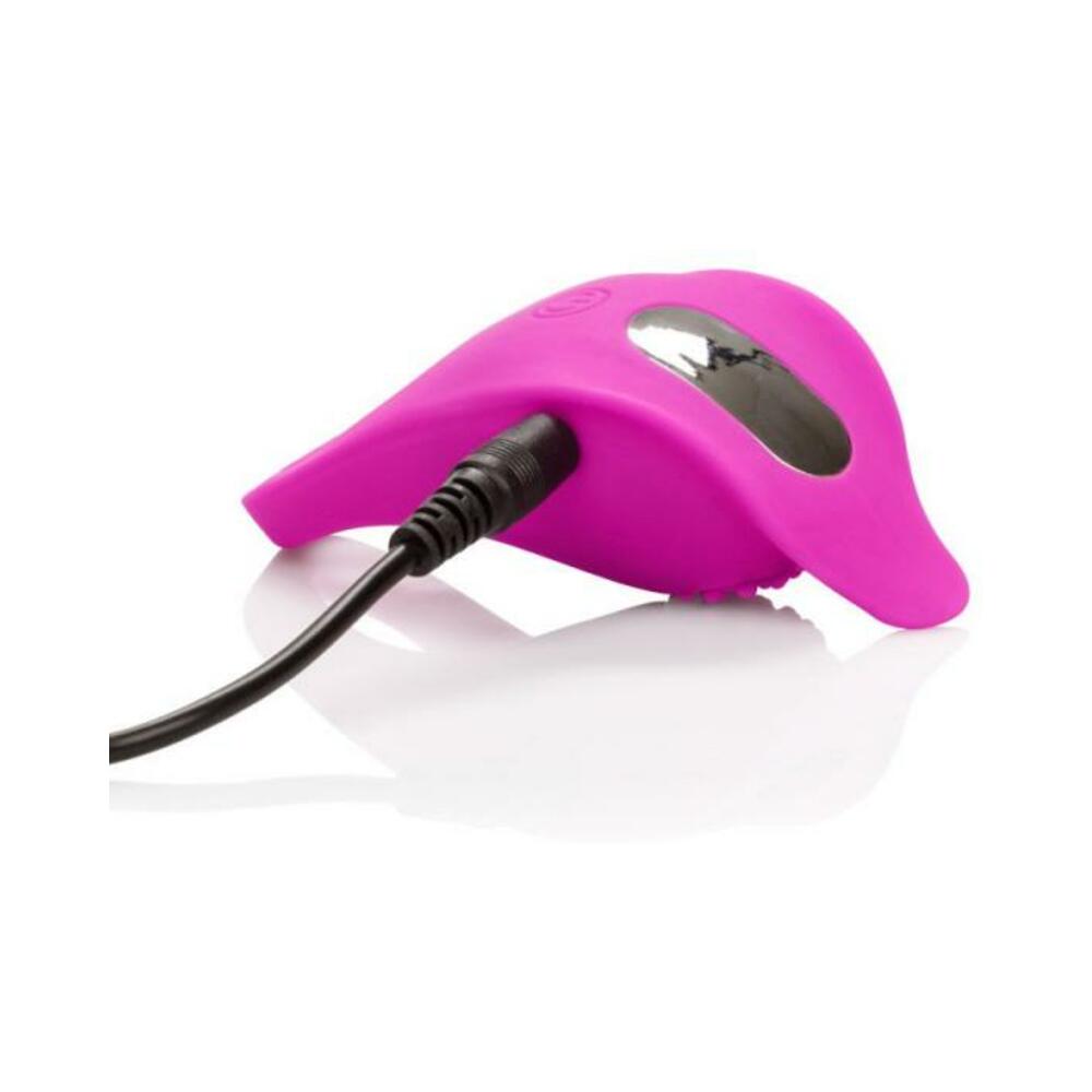 Teasing  Enhancer Ring Silicone Rechargeable Pink
