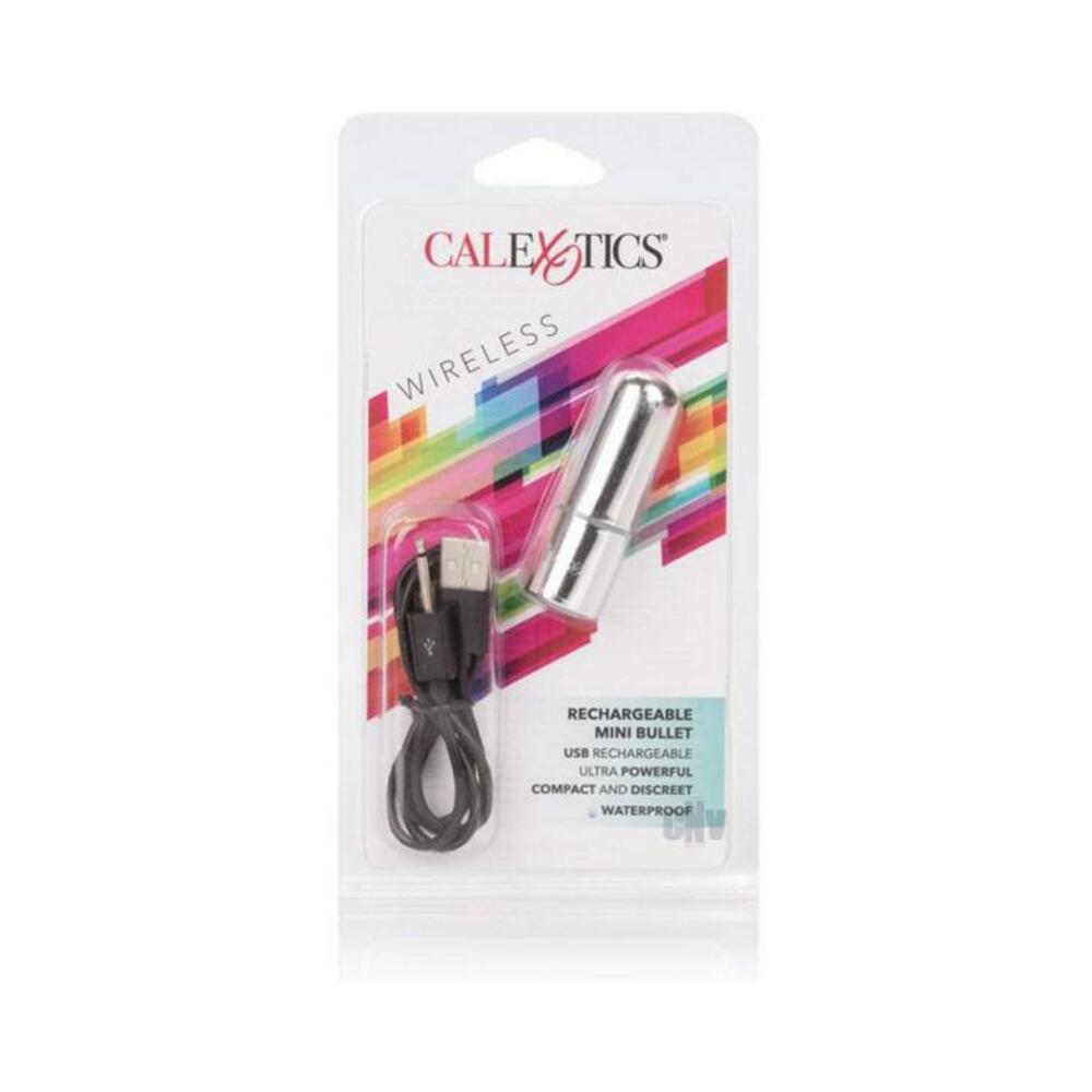 Rechargeable Mini Bullet Vibrator Silver
