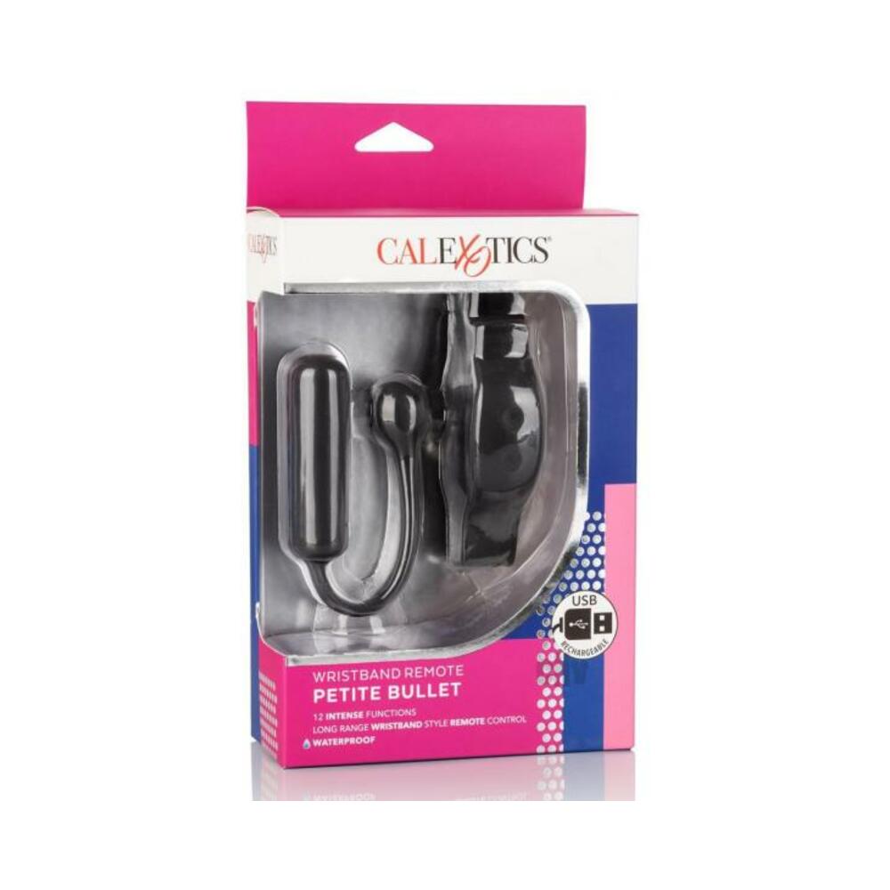 Wristband Remote Petite Bullet Vibrator Black