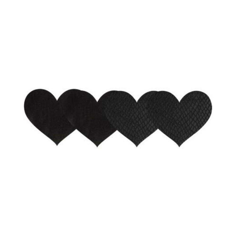 Classic Black Hearts Pasties