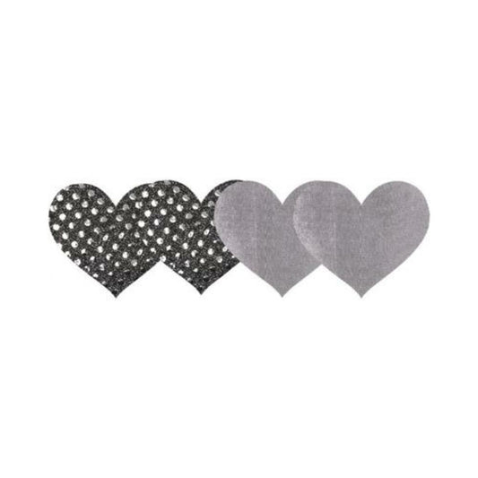 Dark Angel Hearts - Silver Pack of 2