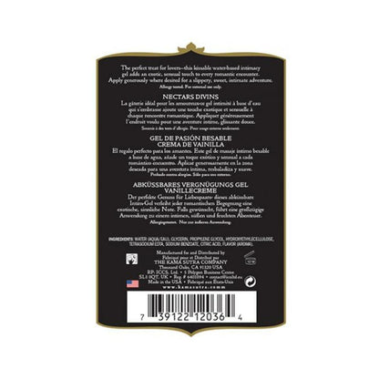 Kama Sutra Divine Nectars Vanilla Creme 5oz