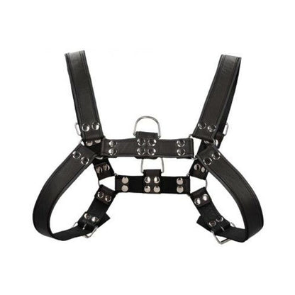 Shots Uomo Chest Bulldog Harness Small/medium - Black