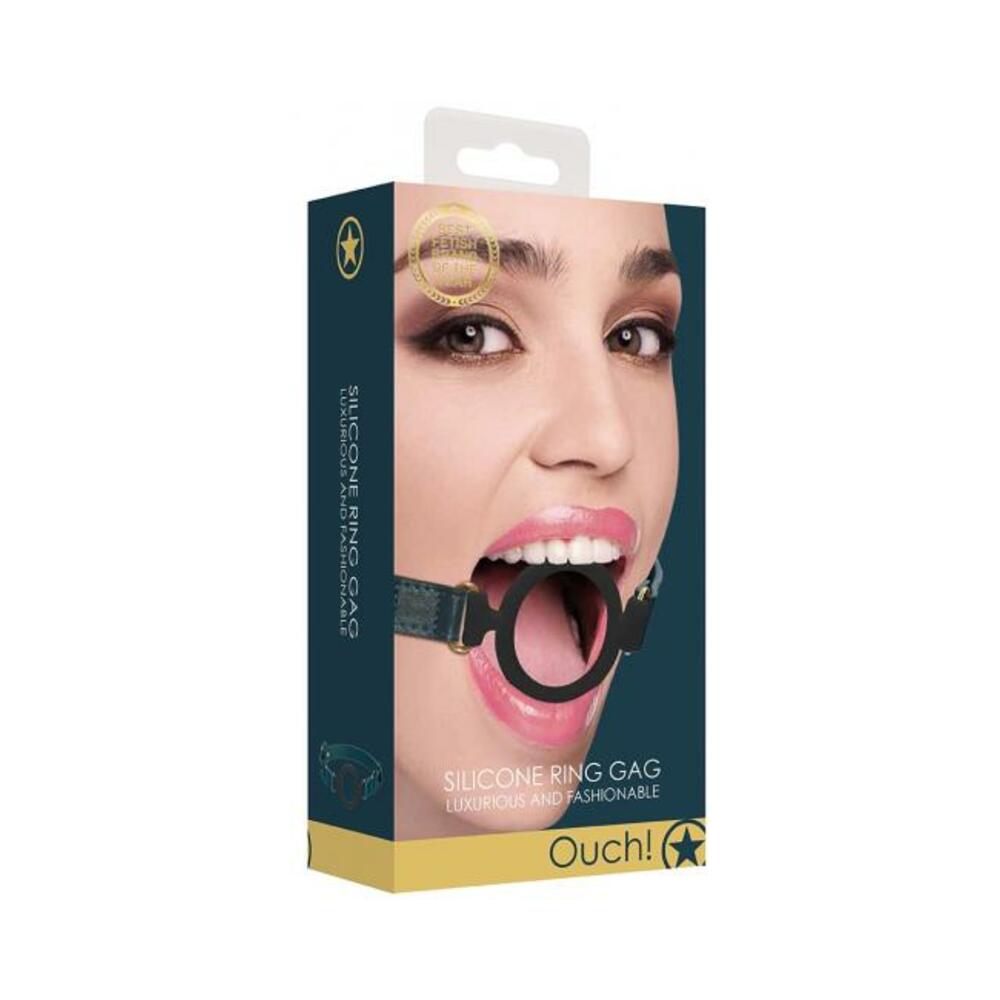 Ouch Halo Silicone Ring Gag Green