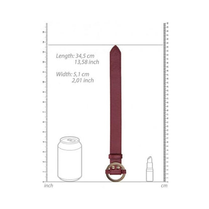 Ouch Halo Wrist & Ankle Cuffs Burgundy