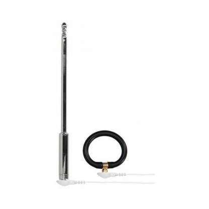 E-stim Urethral Sounding Set Large Silve