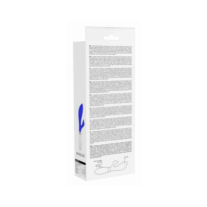 Luna Neon Achelois Ultra-soft Silicone Dual Stimulator Blue
