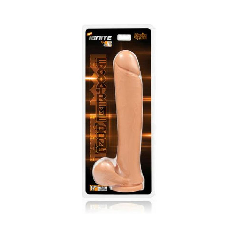 EXXXTREME DONG W/SUCTION 12IN FLESH