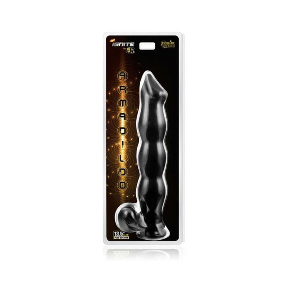 ARMADILDO W/BALLS AND SUCTION BLACK