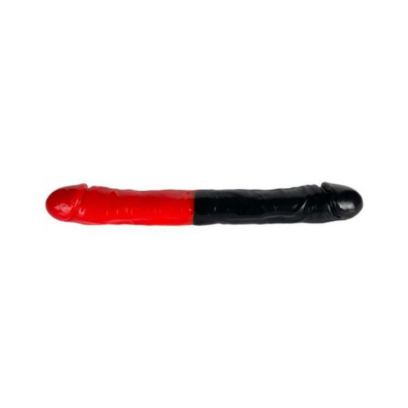 Man Magnet Exxxtreme 17 inches Double Dong Red Black