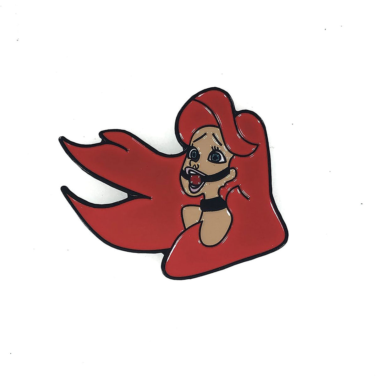 Geeky &amp; Kinky Ariel Head Ballgag Pin