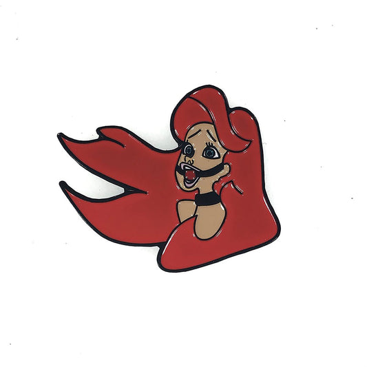 Geeky &amp; Kinky Ariel Head Ballgag Pin