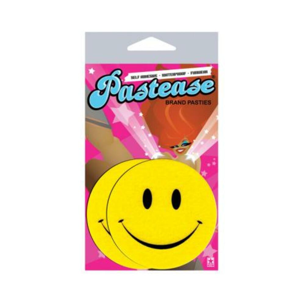 Smiley Face Yellow Pasties O/S
