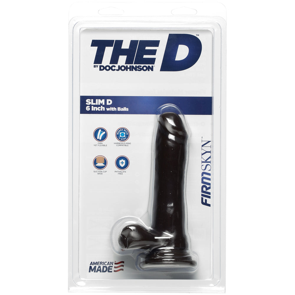 The D Perfect D Firmskyn 6.5" Cock - Brown/Chocolate