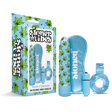 Stoner Vibes Kush & Smush Stash Kit - Blue