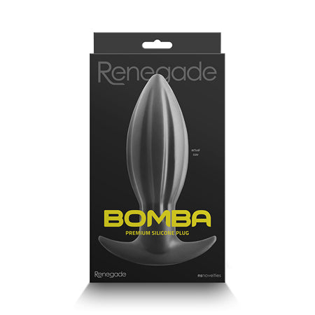 Renegade Bomba Medium Butt Plug - Black