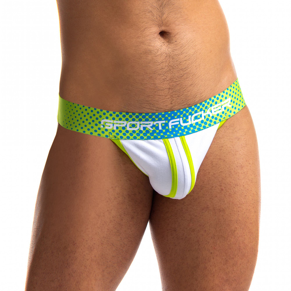 Sport Fucker Jersey Jock Green/White Md