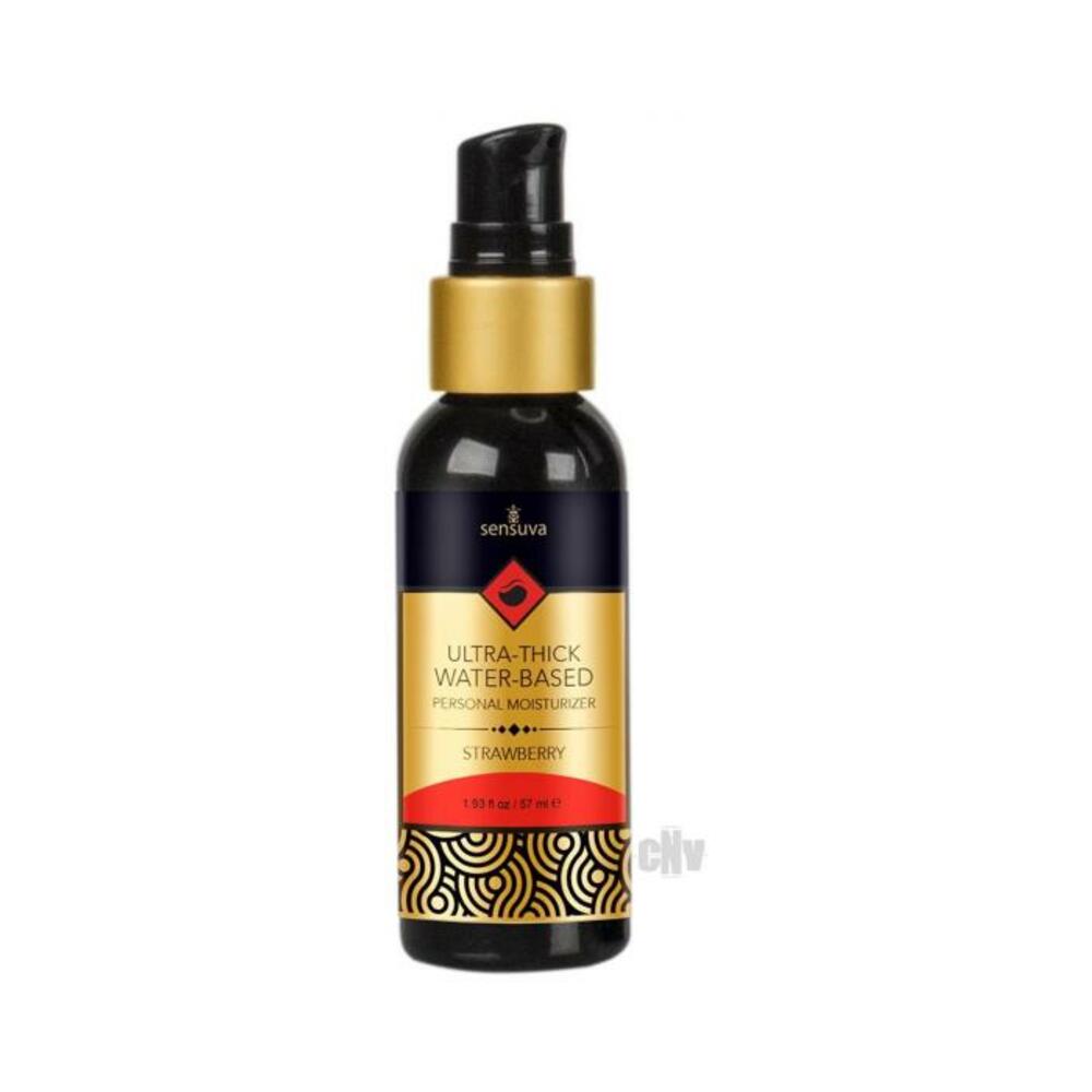 Sensuva Ultra Thick Water Based Moisturizer Strawberry 1.93oz