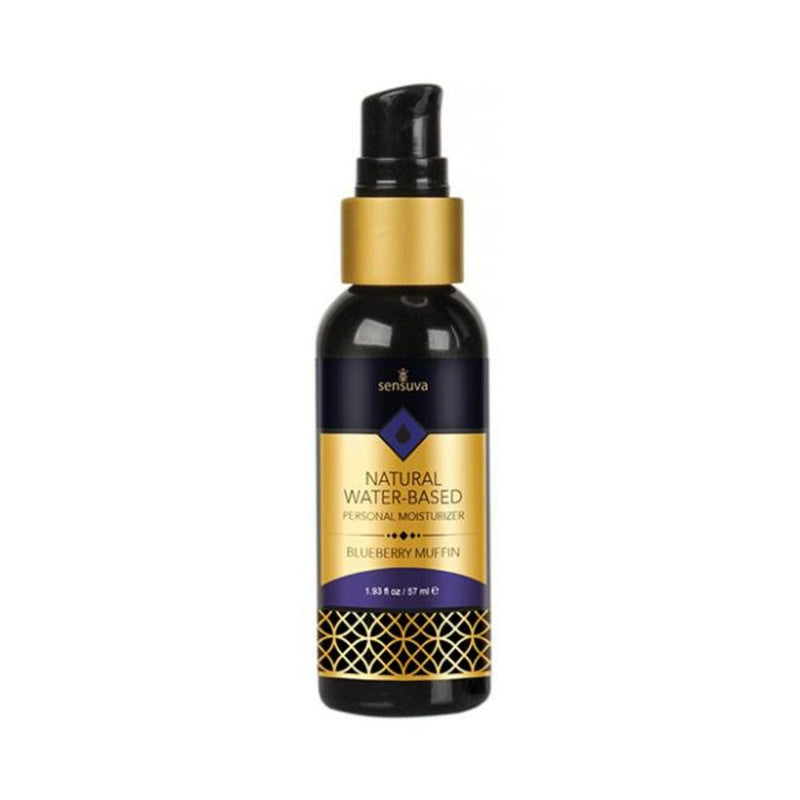 Sensuva Natural Water Based Personal Moisturizer - 1.93 Oz Blueberry Muffin
