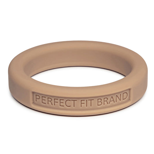 Classic 1.75" (44 mm) Silicone Med. Stretch Penis Ring Skintone 4