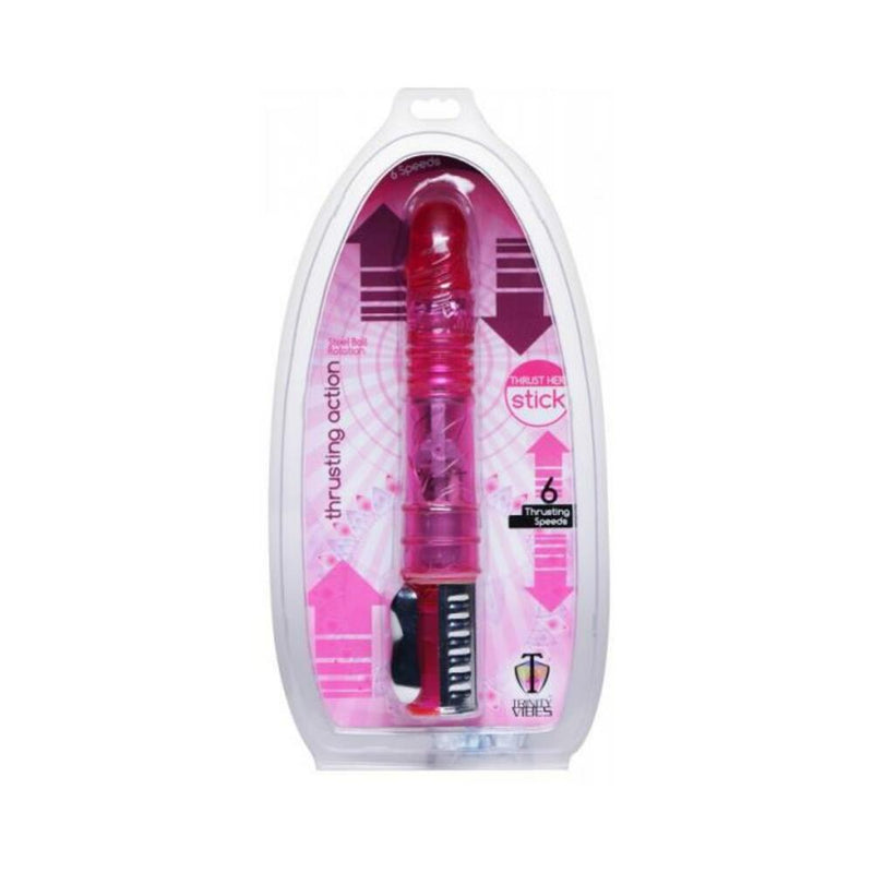 Thrust Her Sex Stick Pink Vibrator