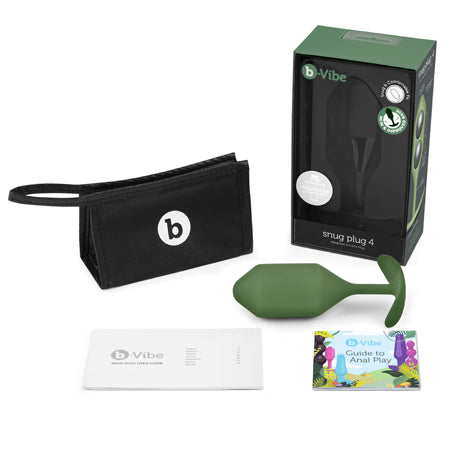 b-Vibe Weighted Snug Plug 4 - 257 g Army