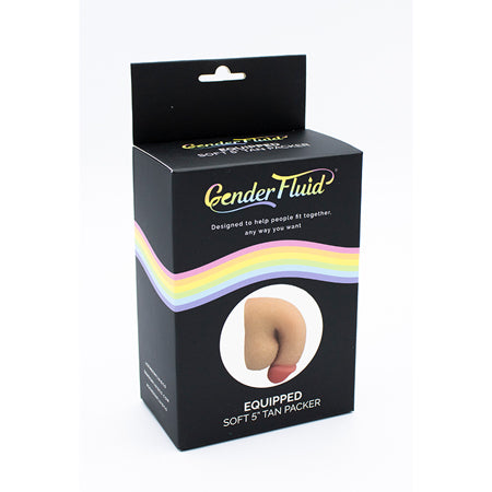 Gender Fluid 5' Equipped Soft Packer - Tan