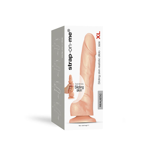 Strap-On-Me Slid Skin Real Dildo XL Fl