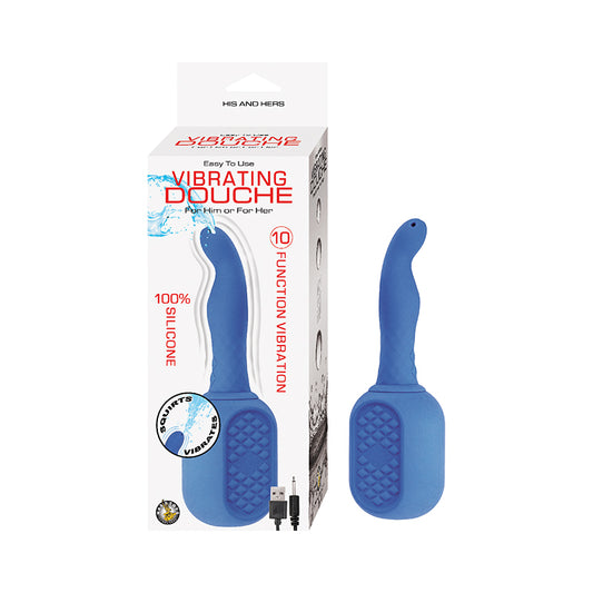 Vibrating Douche Blue