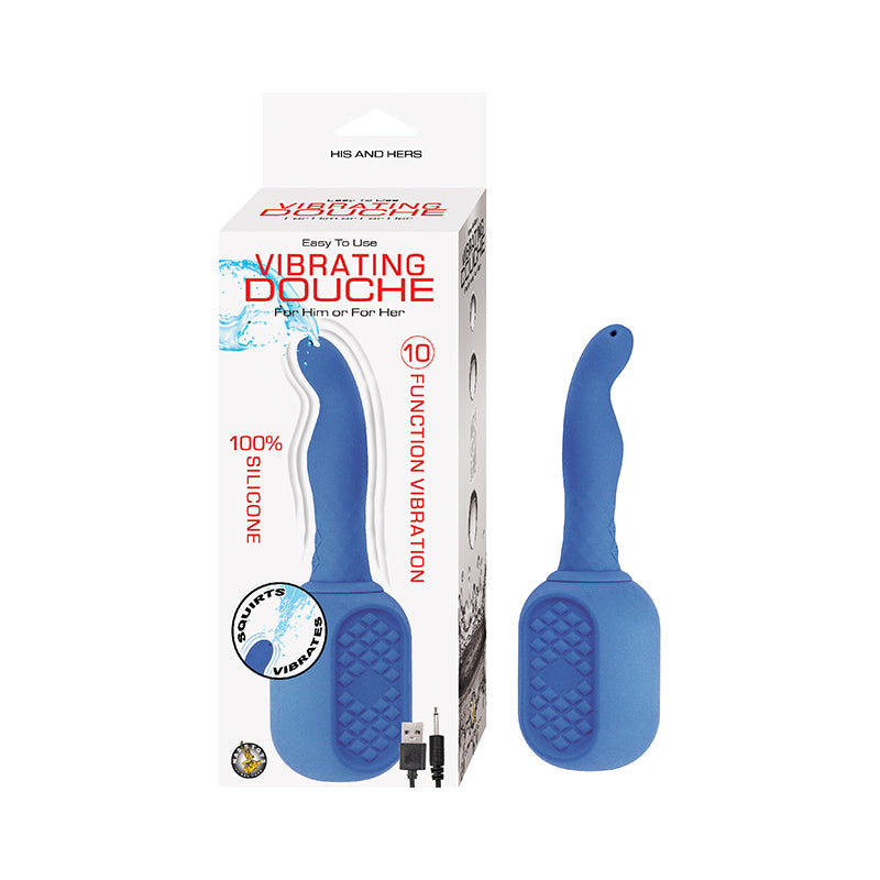 Vibrating Douche Blue