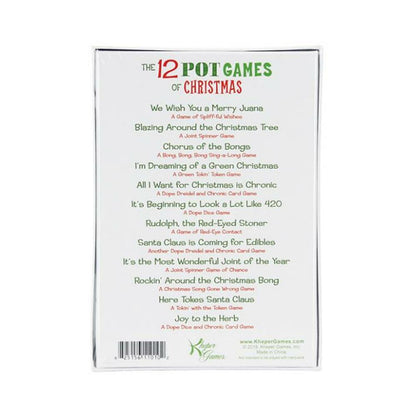 The 12 Pot Games Of Christmas