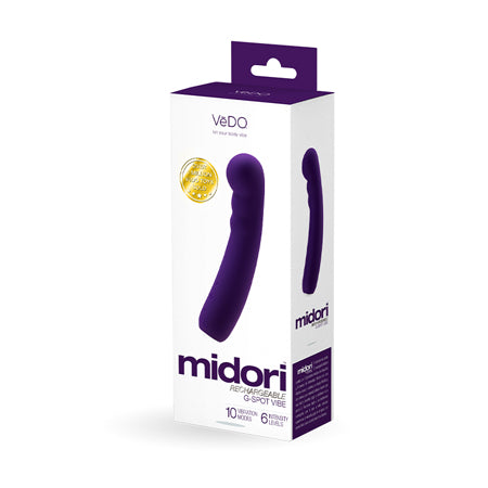 VeDO Midori Rechargeable G Spot Vibe - Deep Purple