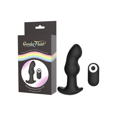 Gender Fluid Frission Anal Vibe w/Remote - Black